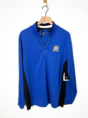 NWT Nike Golf NBC Sports Quarter Zip Pullover | L